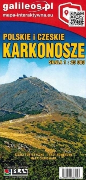 Mapa tur. - Karkonosze polsko-czeskie 1:25 000 - Opracowanie zbiorowe