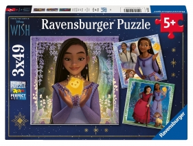 Ravensburger, Puzzle Disney 3x49: Życzenie (5702)
