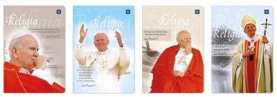 <img src='https://webimage.pl/pics/023/9/d5902277209023.jpg' style='height:440px' /> Zeszyt tematyczny do Religii A5 32 kartki, Jan Paweł II