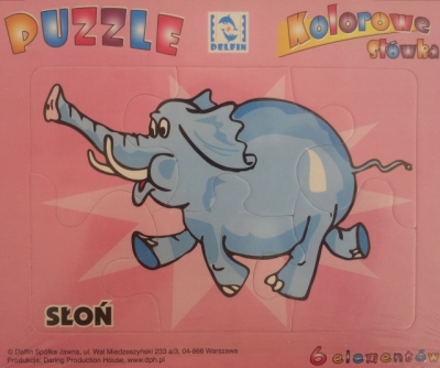 Puzzle 6 Słoń