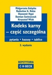 Kodeks karny - część szczególna Pytania, kazusy, tablice