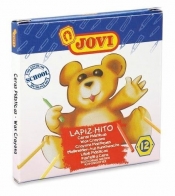 Kredki plastikowe 12 kolorów JOVI
