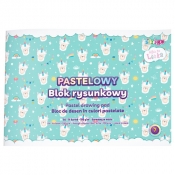Blok rysunkowy A4 Strigo by lenka 20 kartek 90g pastelowy 10 sztuk