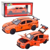 Jaguar metalowy światło i dźwięk pomarańczowy