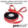 Wstążka satynowa czerwona H023 kol.1026 12mmx25m