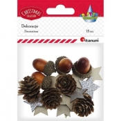 Decoracje jesienna, 18szt