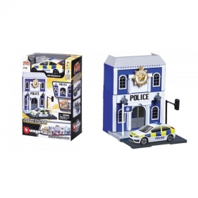 Street Fire BBurago City Police Station 1:43