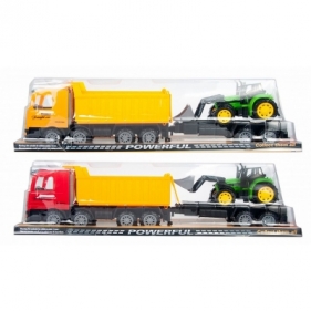 Ciężarówka Mega Creative z traktorem (459267)