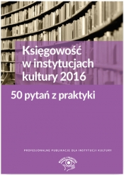 Księgowość w instytucjach kultury 2016