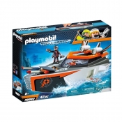 Playmobil Top Agents: Spy Team - Łódź Turbo (70002)