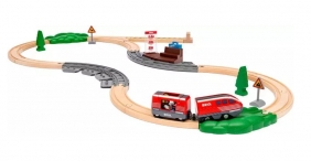 Brio, Zestaw Pull Back Train (36102)