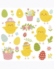 Serwetki DAISY Lunch SD 330x330 Wielkanoc 013401