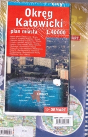 Plan miasta - Okręg Katowicki + atlas sam. Polska - Opracowanie zbiorowe