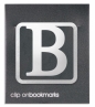 Metalowa zakładka - Litera B Clip-on
