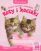 Koty i kociaki Zeszyt ćwiczeń z naklejkami