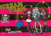 Blok techniczny A4 Monster High paski - <br />