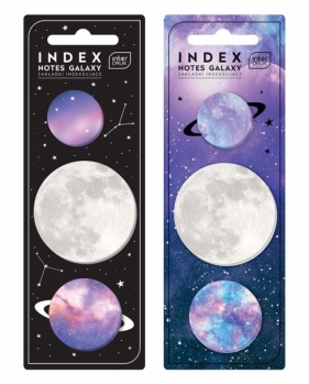 Interdruk, zakładki indeksujące Galaxy 75 szt., 1 op