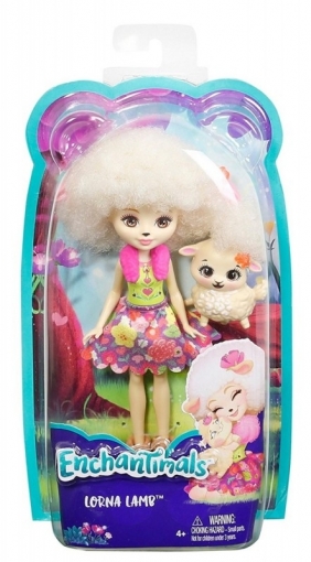 Enchantimals Lalka + Zwierzątko, Lorna Lamb (DVH87/FCG65)