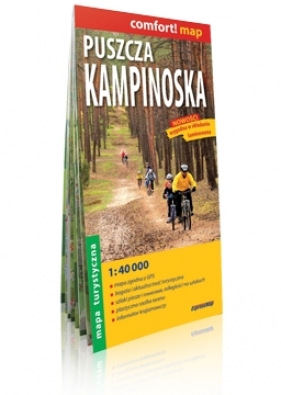 Puszcza Kampinoska mapa turystyczna 1:40 000 - praca zbiorowa