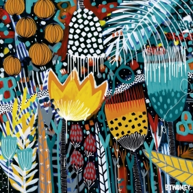 Heye, Puzzle 1000: Flowery - Tropikalne słońce (30102) - Bernadette Twomey