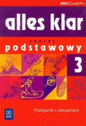 Alles klar 3 język niemiecki podręcznik z ćwiczeniami z płytą CD