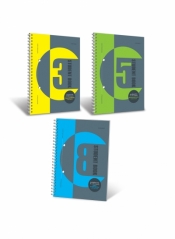 KOŁOBRULION STUDENT BOOK, B5 100 KARTEK, 70G, KRATKA, 5 PRZEDMIOTÓW400091123