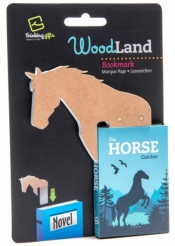 WoodLand Horse drewniana zakładka do książki - Koń