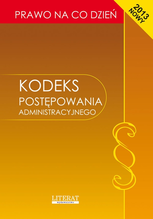 Kodeks postępowania administracyjnego 2013