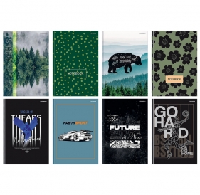 Brulion Top 2000 Basic A5/96k kratka z marginesem, 1 szt