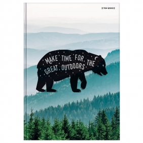 Brulion Top 2000 Basic A5/96k kratka z marginesem, 1 szt