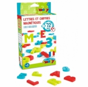 Cyfry, litery i znaki magnetyczne 72 szt. (7600430102)