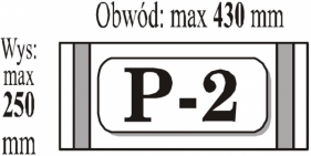 Okładki samoprzylepne P2 B5(PACZKA) - PACZKI NIE ROZRYWAC