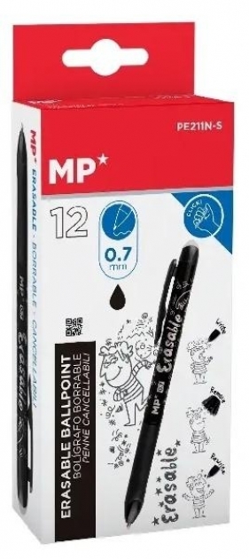 Długopis ścieralny niebieski (12szt)