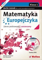 Matematyka Europejczyka 1 Zbiór zadań z płytą DVD - Nowoświat Katarzyna, Nowoświat Artur