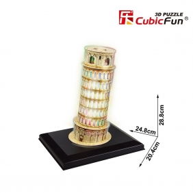 Puzzle 3D: LED - Krzywa wieża w Pizie (306-20502)