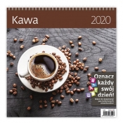 Kalendarz wieloplanszowy Kawa 30x30 2020 (LP71-20)
