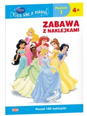 Disney Ucz się z nami Księżniczka Zabawa z naklejkami
