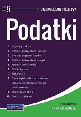 Podatki - ujednolicone przepisy - Opracowanie zbiorowe