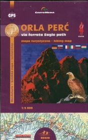 Orla Perć via ferrata Mapa turystyczna 1:5 000