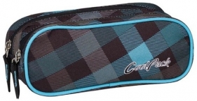 Saszetka podwójna prostokątna CoolPack Clever Classic Grey