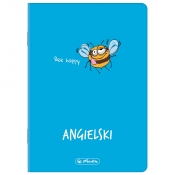 Zeszyt A5/60 kratka Eco PP - Język angielski