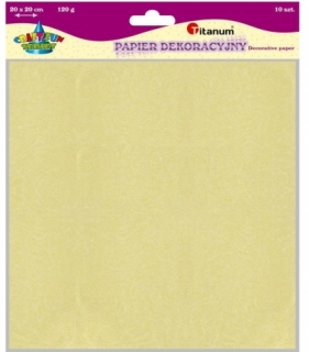 Papier dekoracyjny a"10 szt.120g.20x20cm 20657