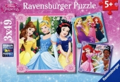 Puzzle Disney Księżniczki 3x49