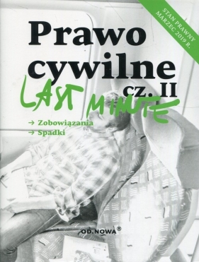 Last Minute Prawo Cywilne cz. II - Alicja Maciejowska, Michał Kiełb, Sebastian Pietrzyk