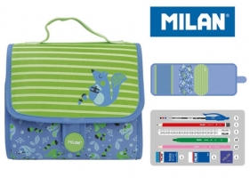 Multipiórnik MILAN z 2 piórnikami COCONUT zielony