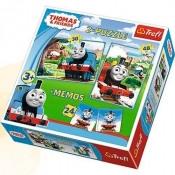 Puzzle 2w1: Tomek i przyjaciele + memos (90602)