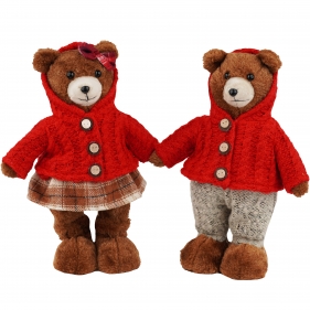 Figurka filcowa - stojący miś