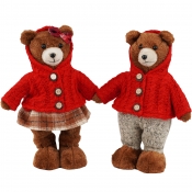 Figurka filcowa - stojący miś