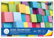 Blok techniczny A4, 10 kartek - kolorowy (134783)