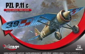 Model plastikowy PZL P.11C 1/48 Edycja kit + model, 2 figurki (900002)